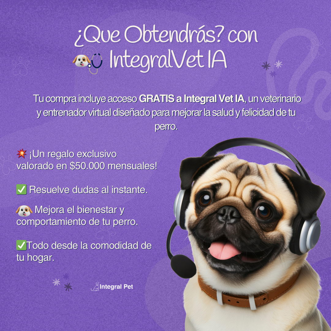 Probiótico IntegralPet™️ Gatos | Suplemento Natural 3 en 1 | Registro sanitario ✅