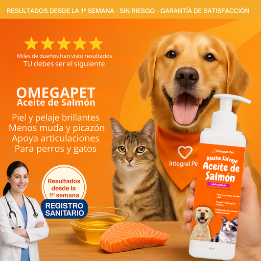 OmegaPet Natural ™ Omega 3 para tu mascota