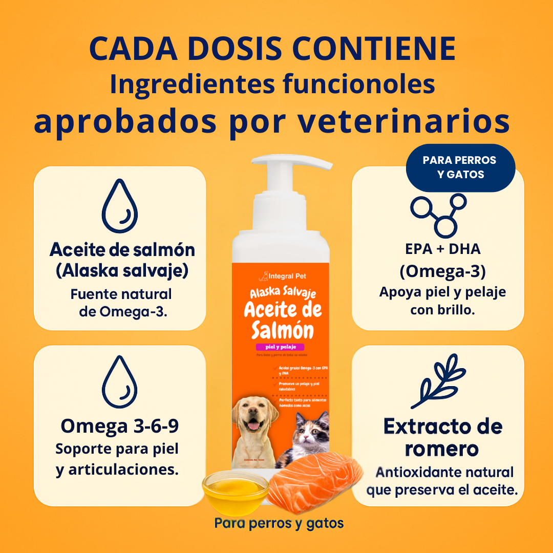 OmegaPet Natural ™ Omega 3 para tu mascota