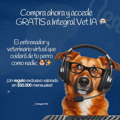 Probiótico IntegralPet™️ Gatos | Suplemento Natural 3 en 1 | Registro sanitario ✅
